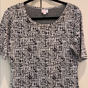 LuLaRoe Julia Dress, Size M, EUC